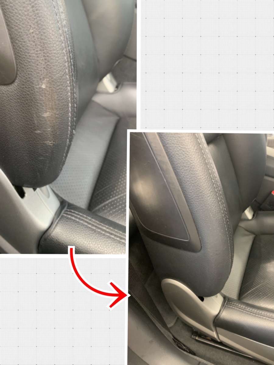 ゴム素材、樹脂素材の傷修理