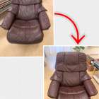 シングルソファーとオットマンのリペア